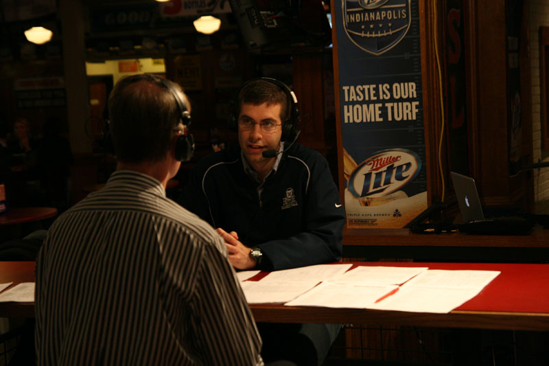 Butler coach broadcasts from Brothers 