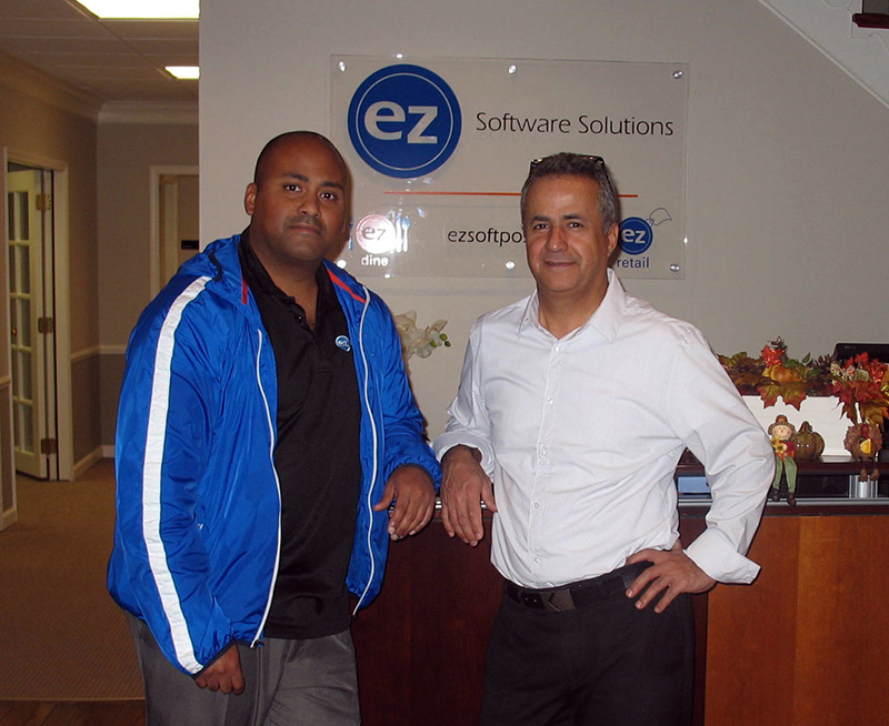 Amir and Ali Hessaraki at EZ Software Solutions office.