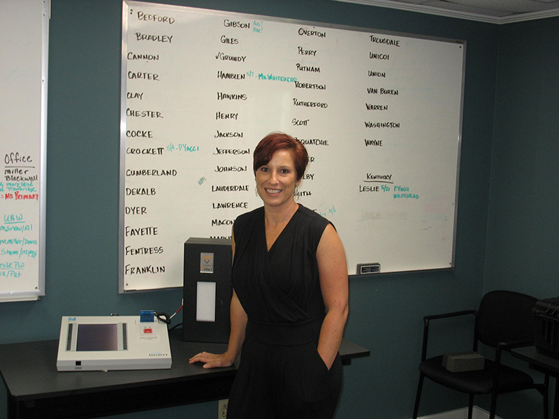 Microvote CEO and owner Mandy Miller. 