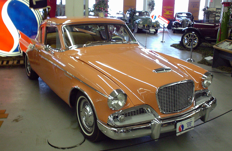 This Studebaker Hawk was built in South Bend, Indiana.