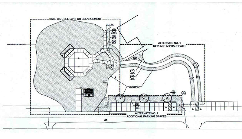 Plan of Arsenal Park modifications