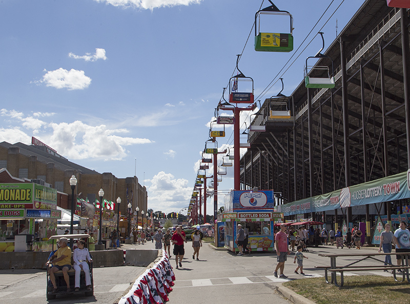 Main Street and the skyride