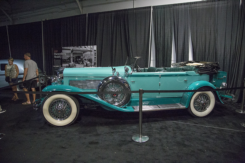 A Duesenberg in the World of Speed exhibit