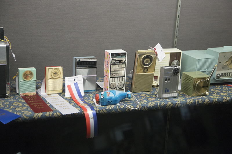 Antique radios. Look at that Charlie the Tuna radio!
