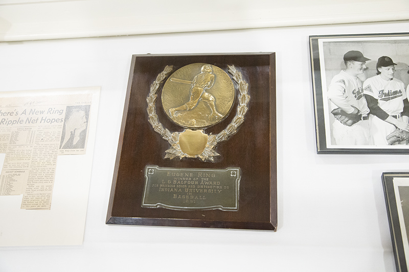 Gene Ring's 1951 Balfour Award for IU Baseball