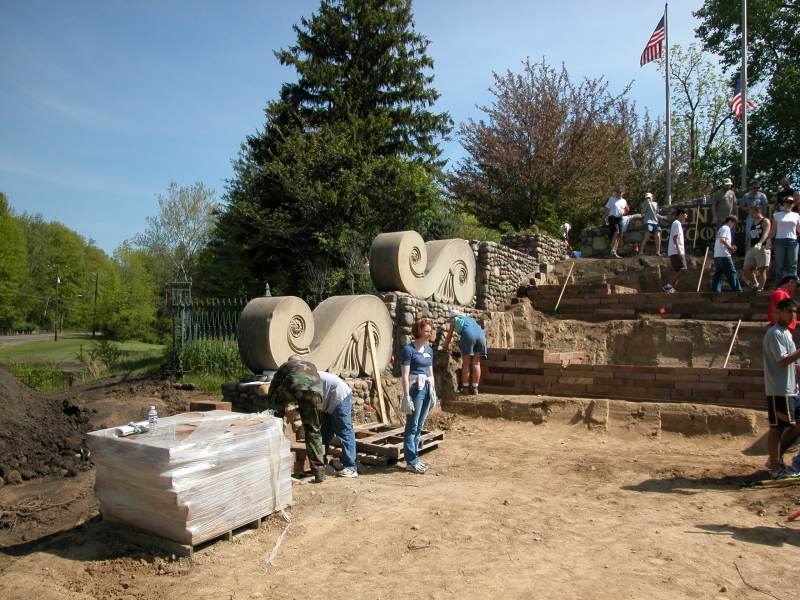 Random Rippling - Indiana School for the Blind renovates historic steps