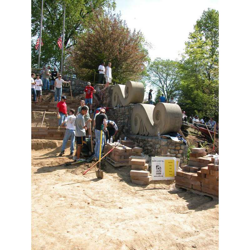 Random Rippling - Indiana School for the Blind renovates historic steps