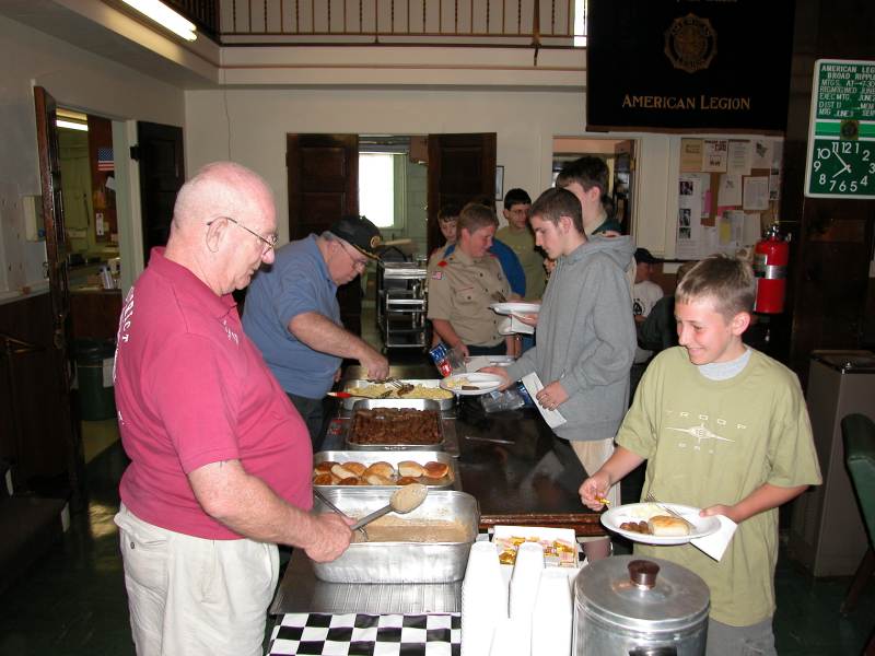 Breakfast at the post