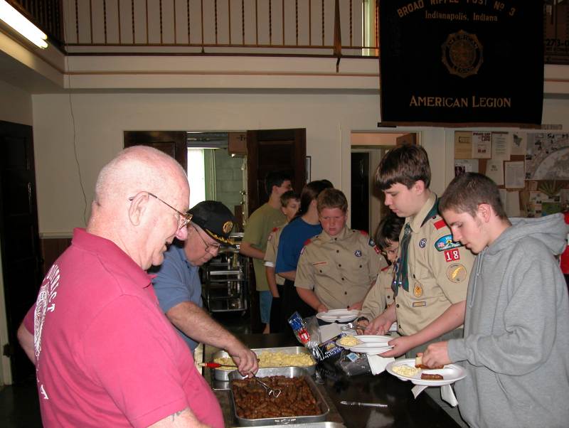 The annual breakfast at Broad Ripple American Legion Post #3