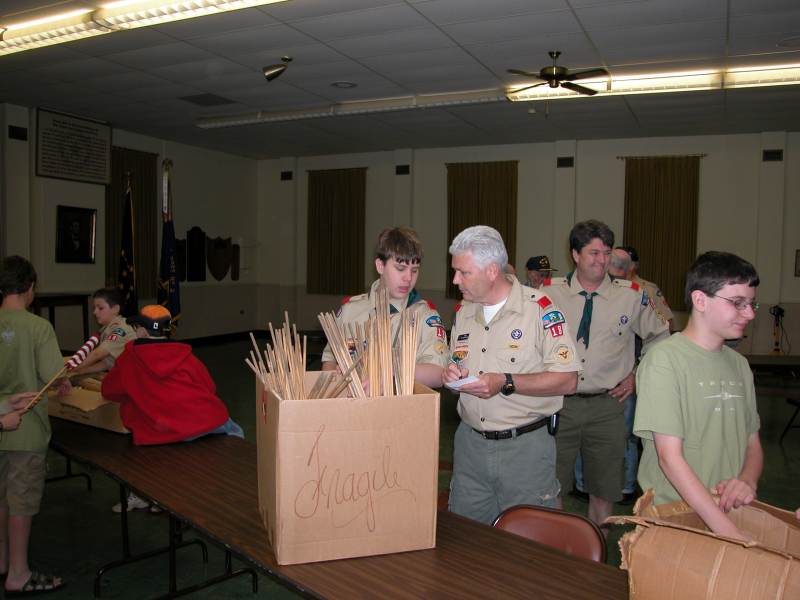 counting out the flags