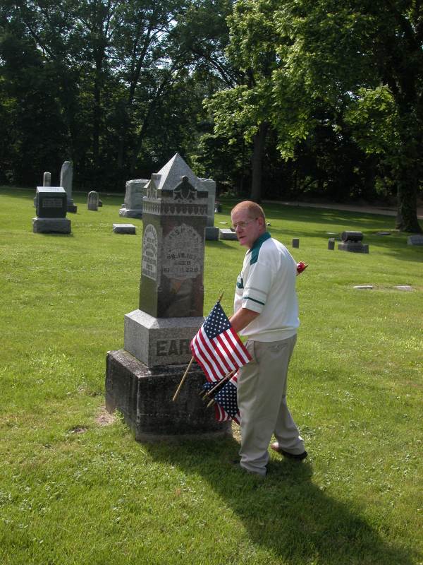 Decorating Broad Ripple graves