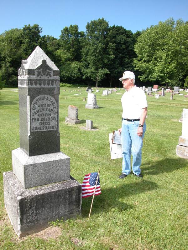 Broad Ripple American Legion Post #3 and Boy Scout Troop 18 Decorate Veterans' Graves