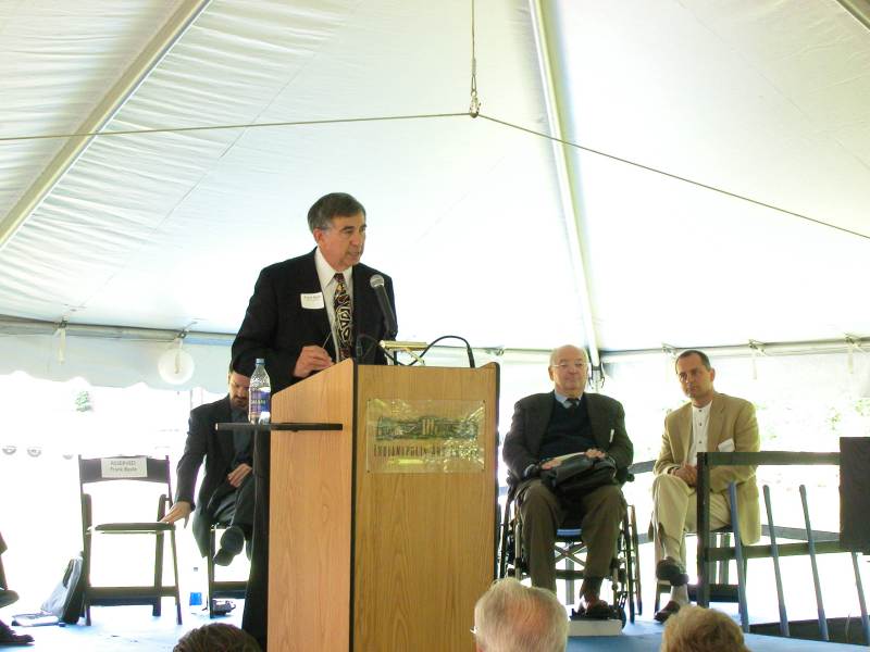 Frank Basile, senior vice president of the Gene B. Glick Co. and Art Center contributor, describes Joyce Sommers' importance to the center.