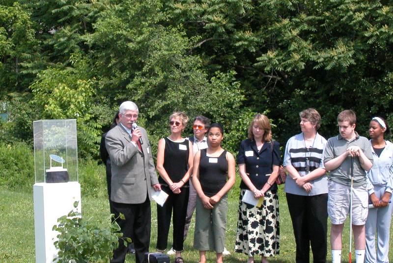 Jim Durst with students