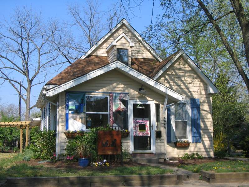 Metropolitan Motif is in this renovated house on Cornell by the Monon Trail.