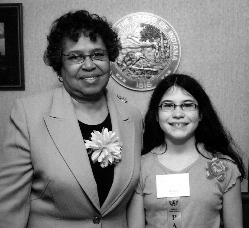 Genny Catellier, daughter of Michele and Jim Catellier, recently served as a page for Senator Billie Breaux. Genny is in the 6th grade at Eastwood Middle School.