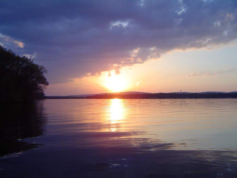 Lake Wisconsin sunset.