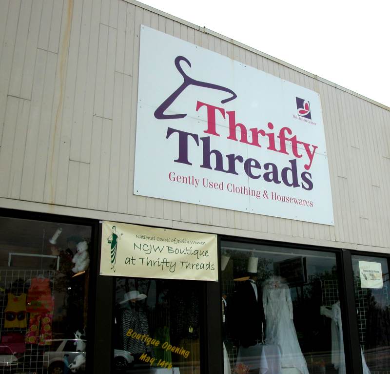 The NCJW Boutique is inside the Julian Center's Thrifty Threads store.