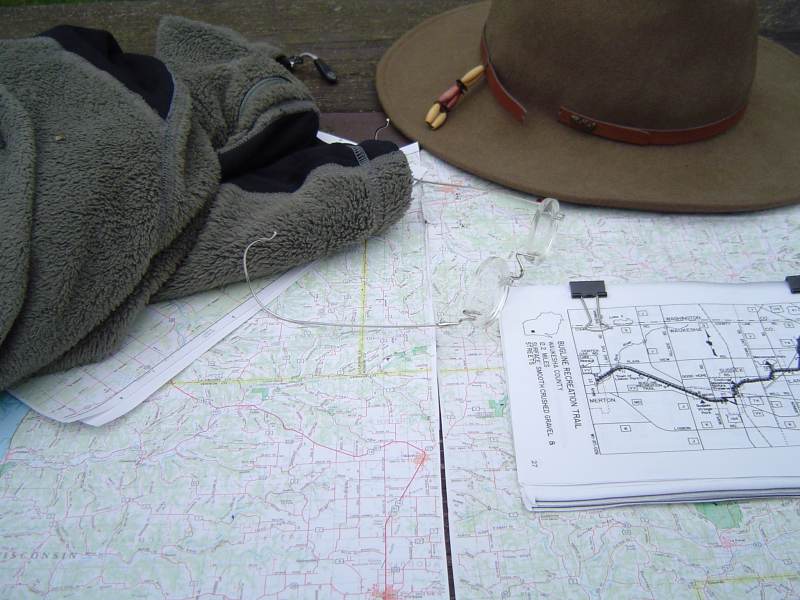 Finding the way north.