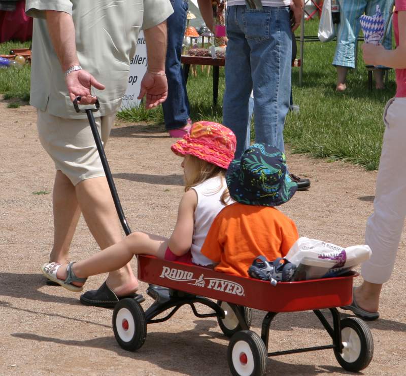 Some visitors understood how to travel in style.