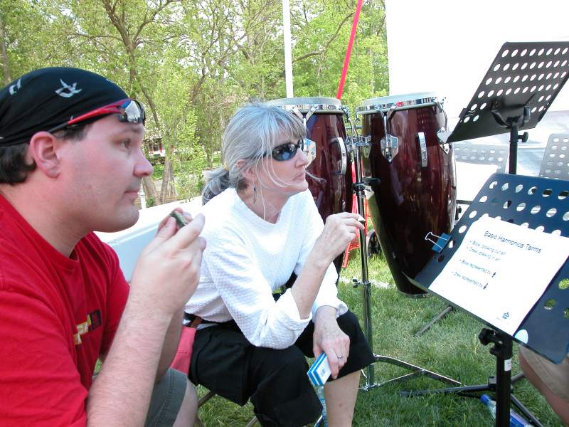 The other two students in my harmonica class were Les and Hope. We were learning how to play a scale. Instructor Mike Harmon pointed out that the class consisted of three students: Hope Les Alan. (Get it?)