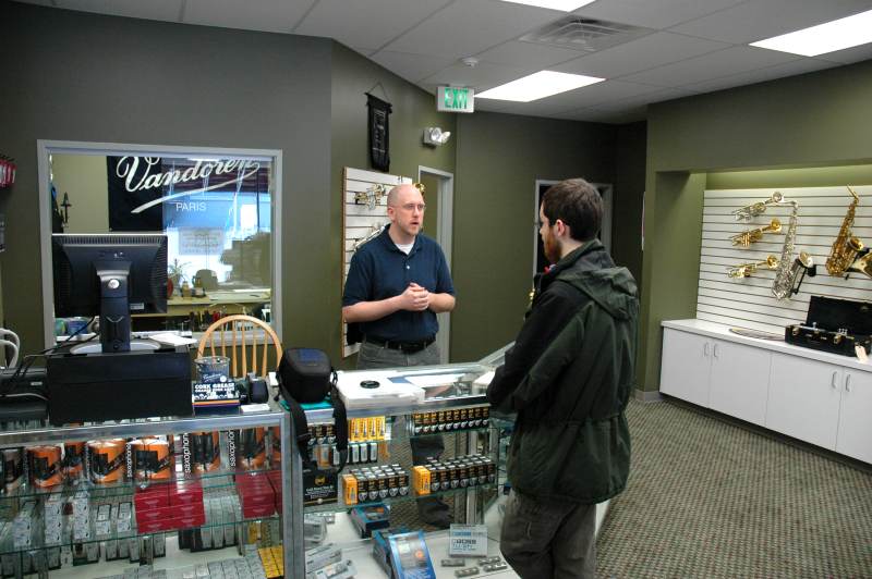 Pro Music Shop Opens on College - by John S. Hague 