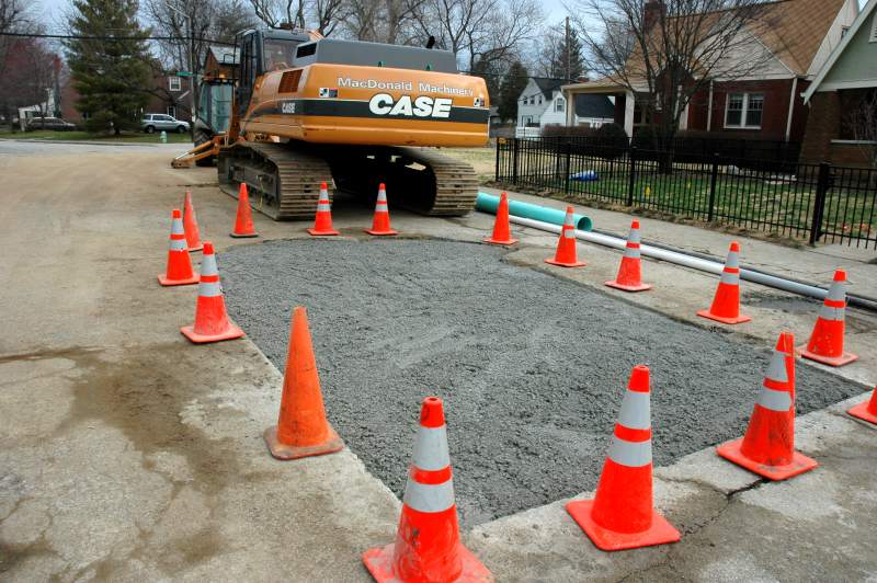 Random Rippling - sewer work 