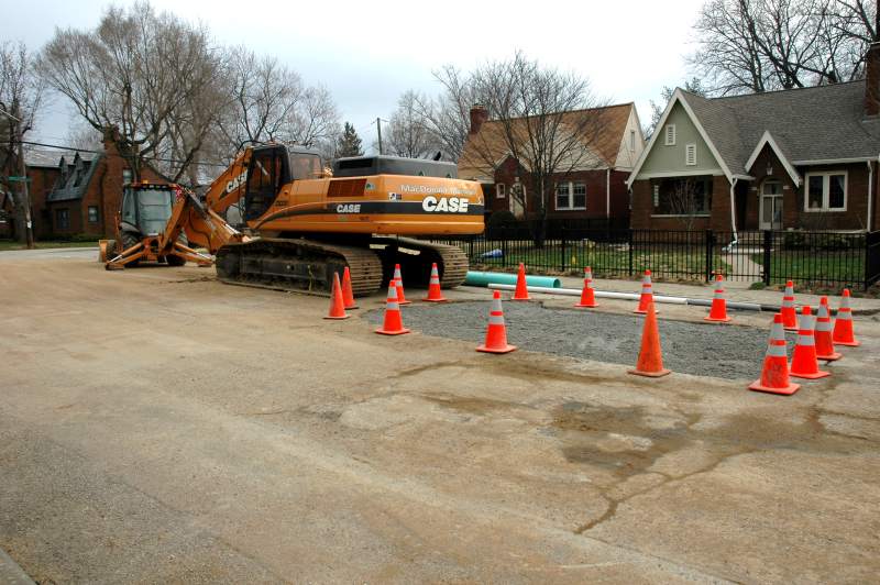 Random Rippling - sewer work 