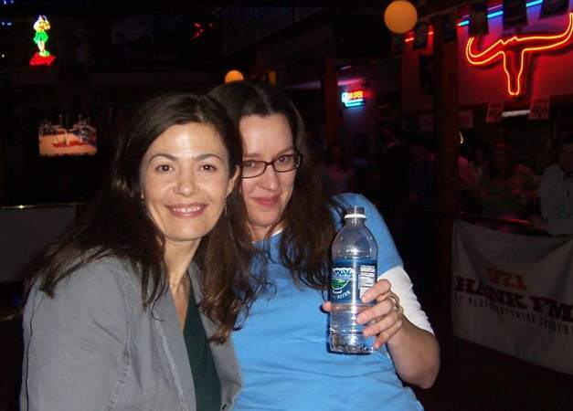 Maura Ahearn and Amy Lashley at Stables