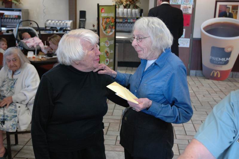 Random Rippling - Mary Celebrates 84 at McD 