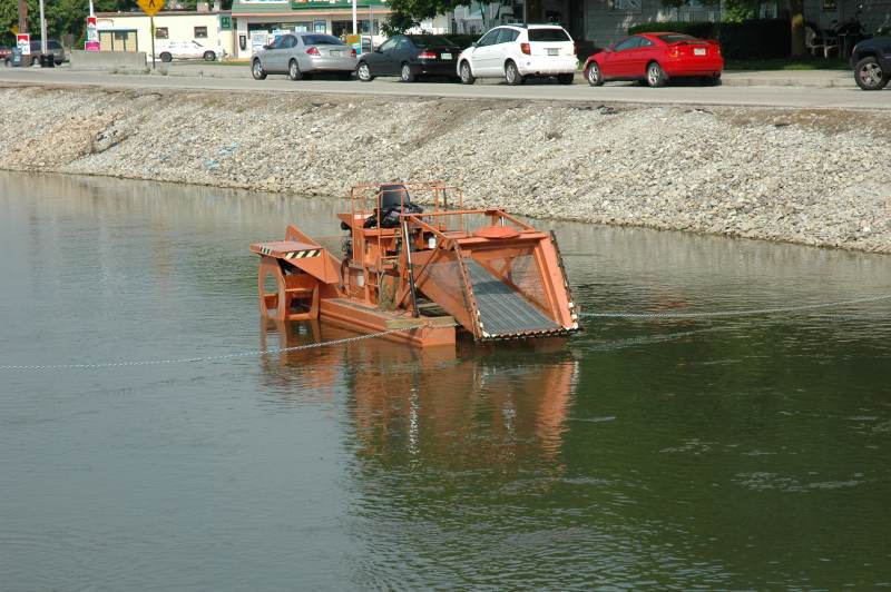 Random Rippling - canal weed harvester 