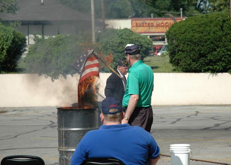 Random Rippling - flag day ceremony 