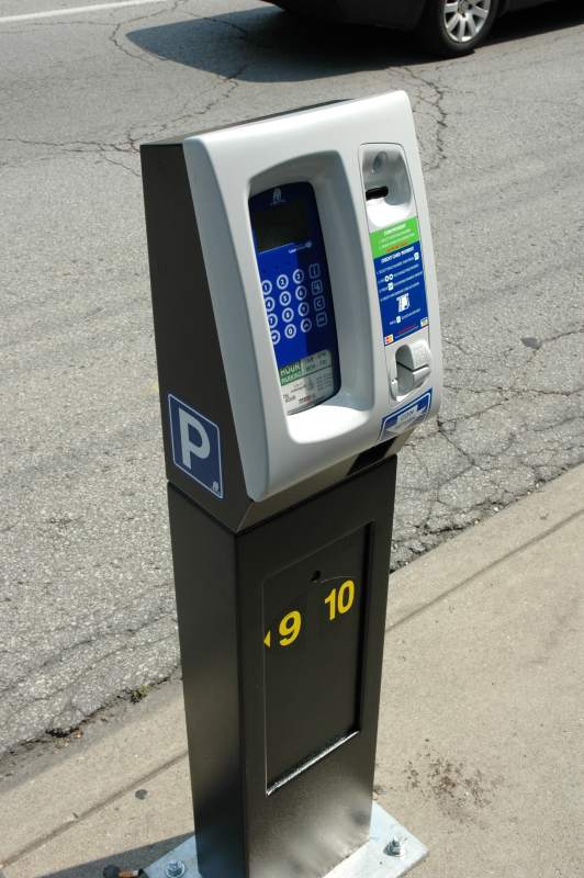 Random Rippling - New parking meters 