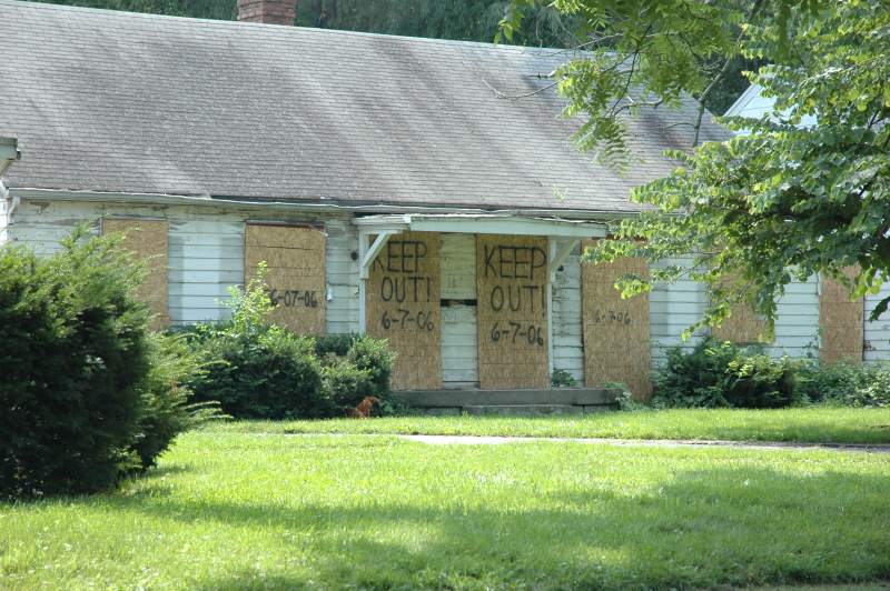 One of four doubles in the 6200 block on Winthrop Avenue scheduled to be razed to make way for condominiums.