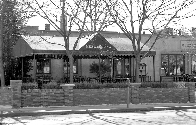 Mezzaluna at the corner Winthrop and Broad Ripple Avenue.