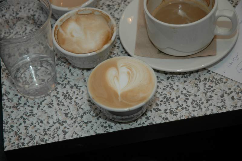 Random Rippling - latte art competition 