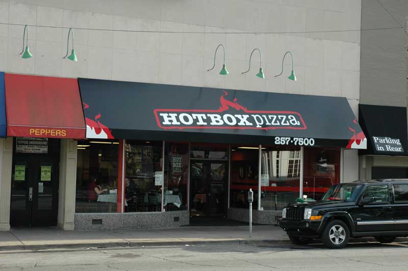 Random Rippling - Hot Box Pizza awning