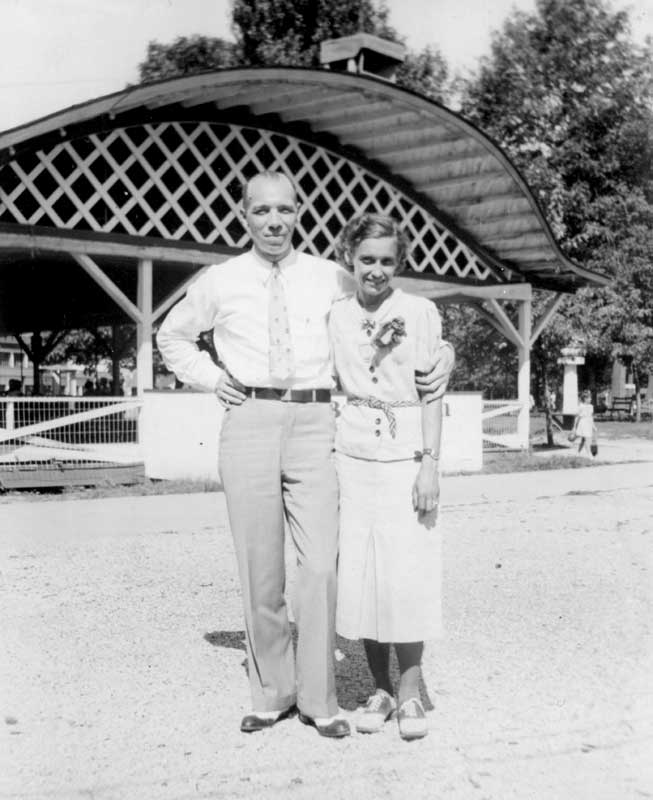 Bud and Babe Hubbs were park operators in the late 1930's.
