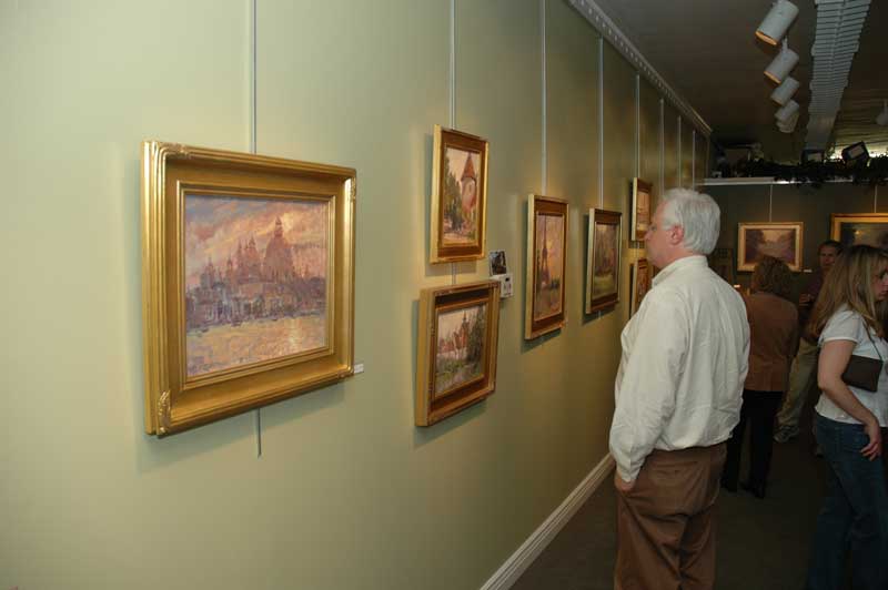 The paintings of Robert Eberle at Sigman's Gallery.
