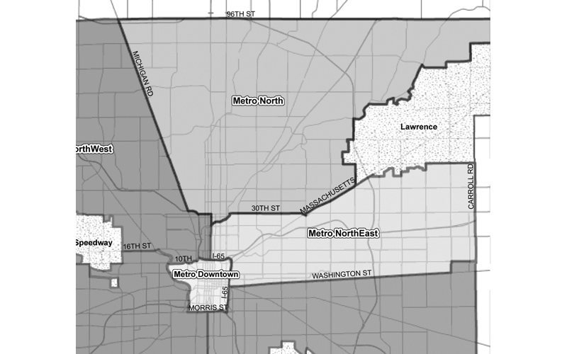 New boundaries for north district.