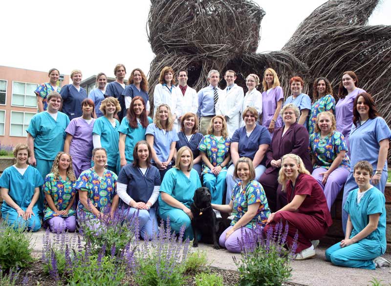 The staff at Broad Ripple Animal Clinic.