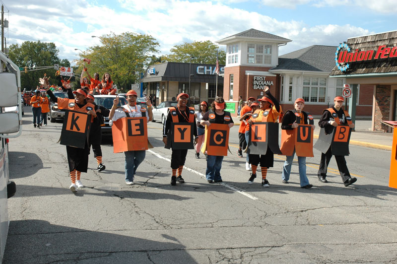 The BRHS Key Club in the parade