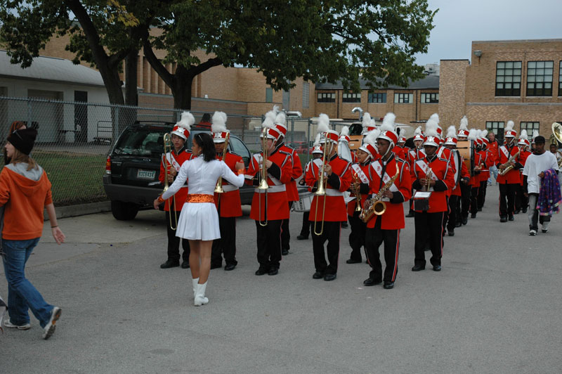 BRHS Marching Band at the Homecoming Game