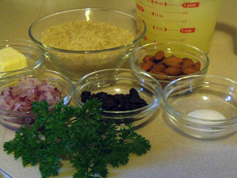 Recipes: Then & Now - Almond Rice - by Douglas Carpenter 