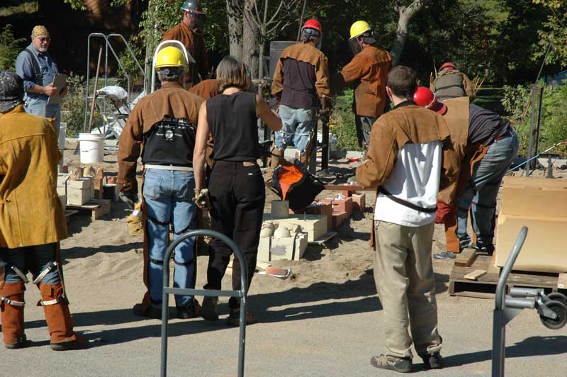 Random Rippling - Iron Pour at IAC