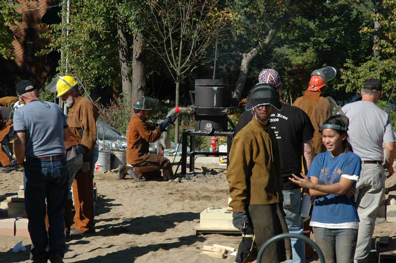 Random Rippling - Iron Pour at IAC