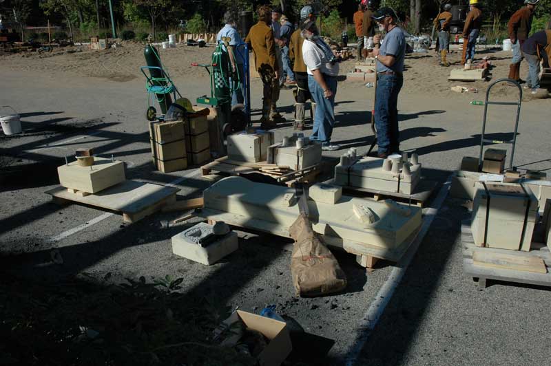 Random Rippling - Iron Pour at IAC