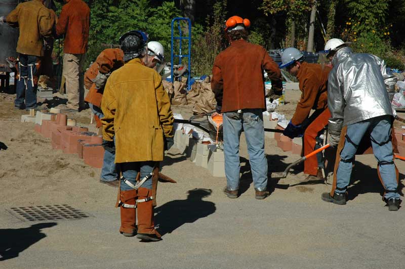 Random Rippling - Iron Pour at IAC