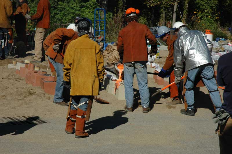 Random Rippling - Iron Pour at IAC