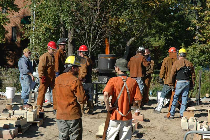 Random Rippling - Iron Pour at IAC